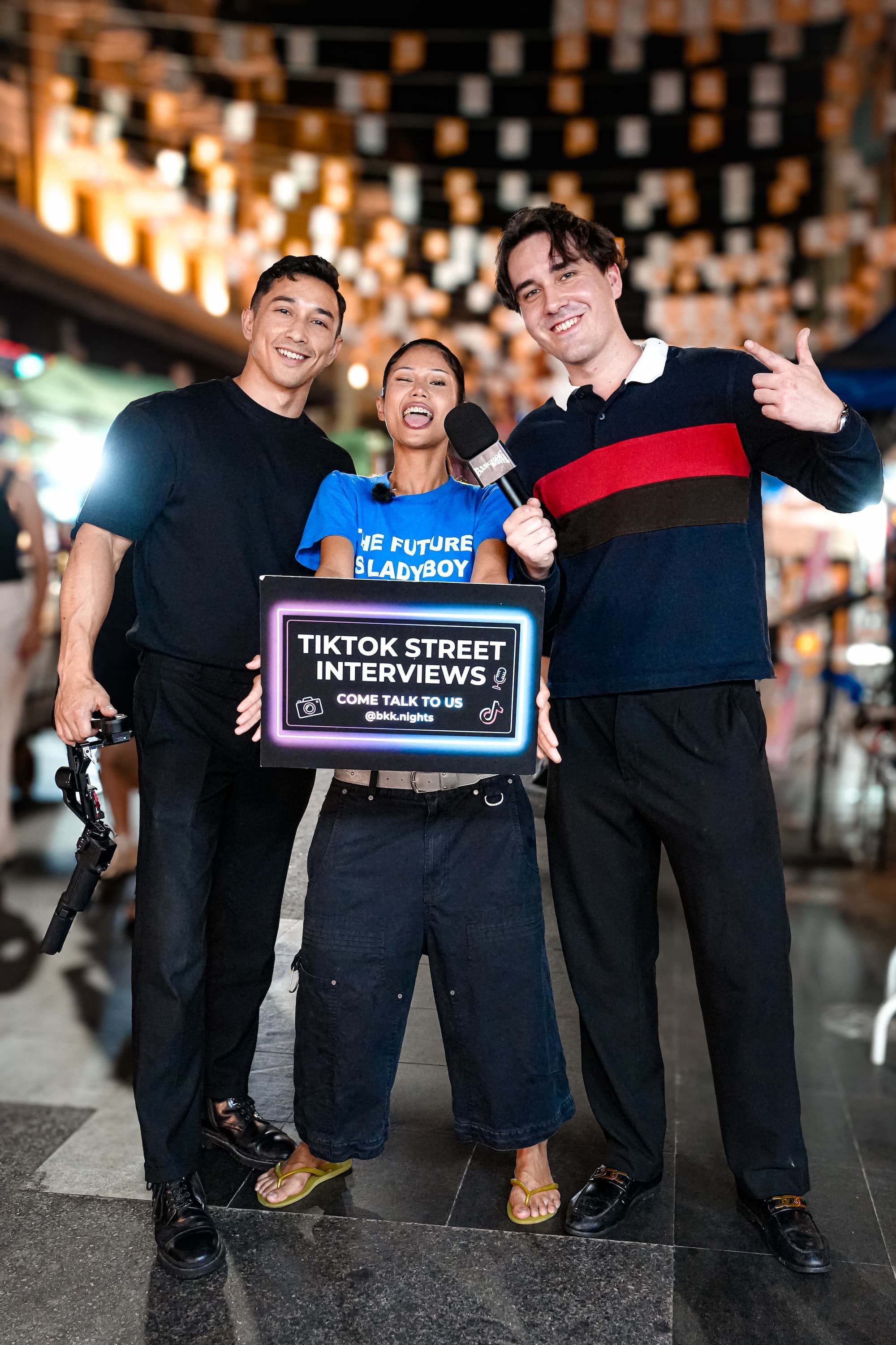 Bangkok Nights team on Khao San Road