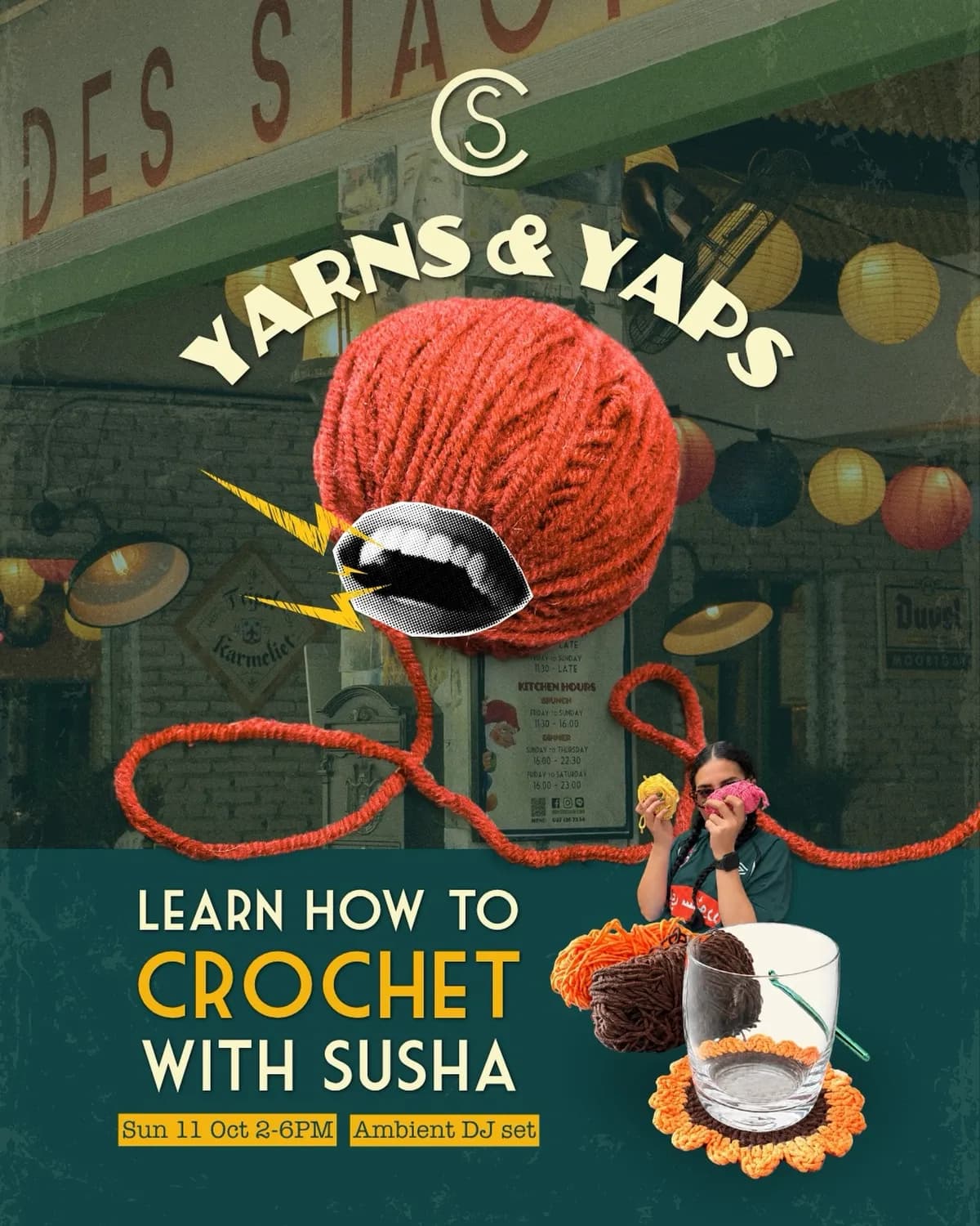 Yarns & Yaps: Learn How to Crochet with Susha