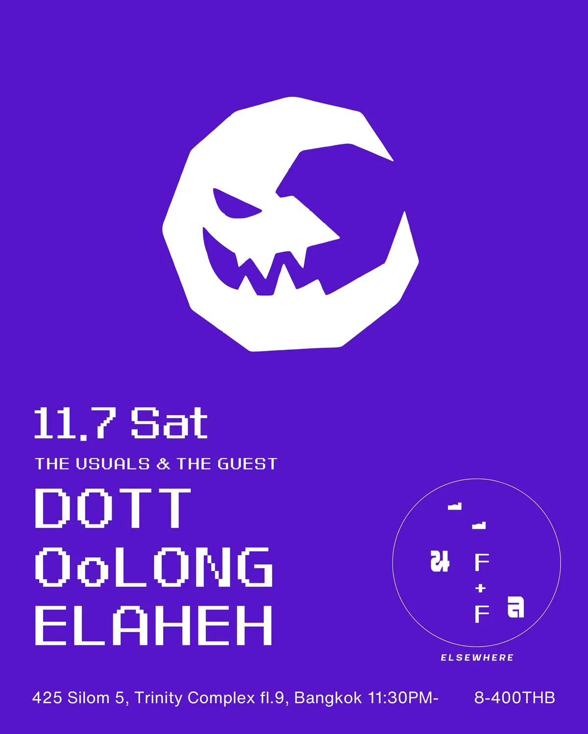 Saturday Lineup: DOTT, OoLONG, ELAHEH