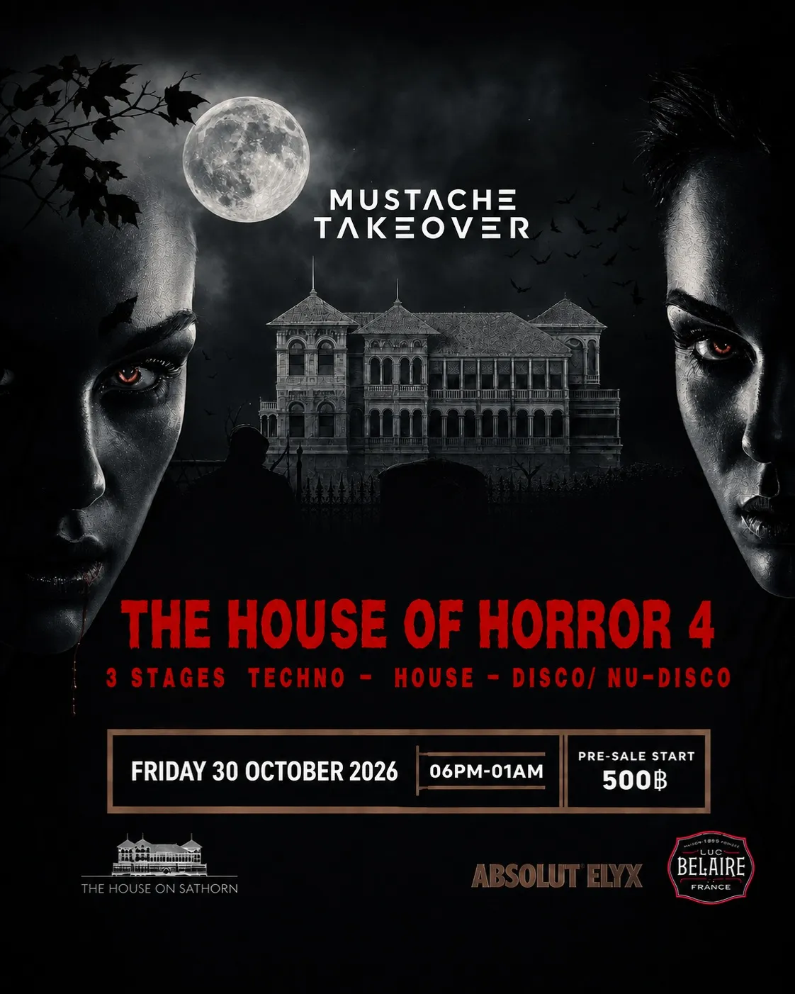 MUSTACHE TAKEOVER — THE HOUSE OF HORROR 4