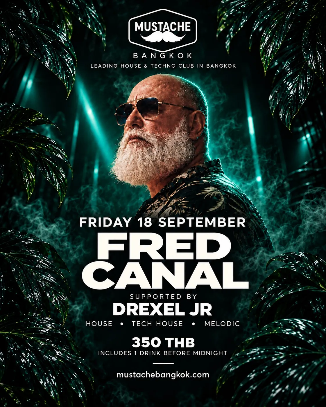 FRED CANAL supported by DREXEL JR