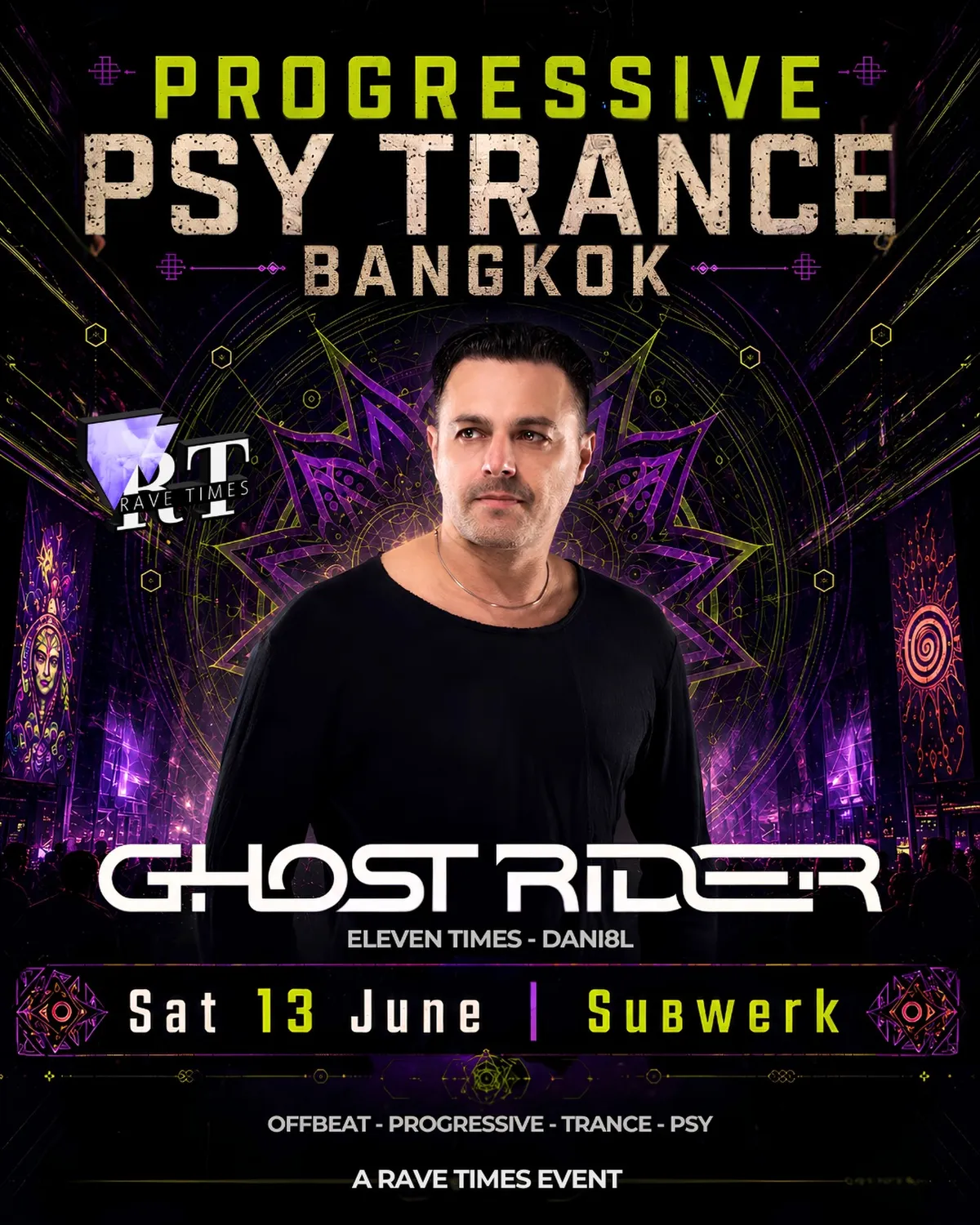 Progressive Psy Trance Bangkok: Ghost Rider