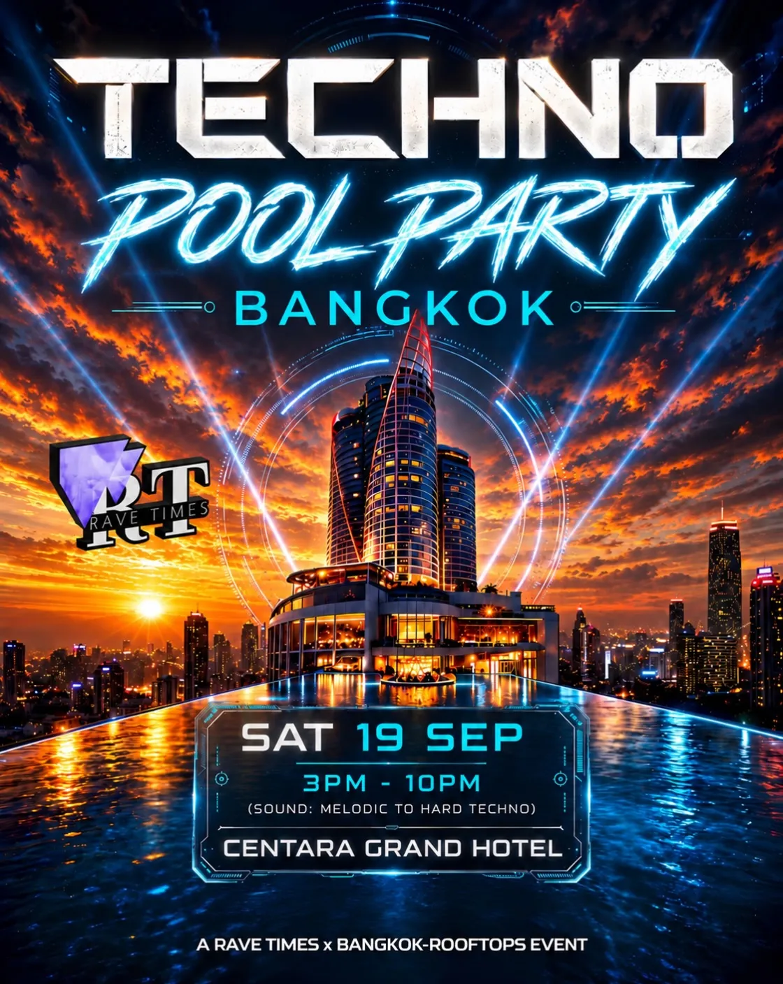 Techno Pool Party Bangkok